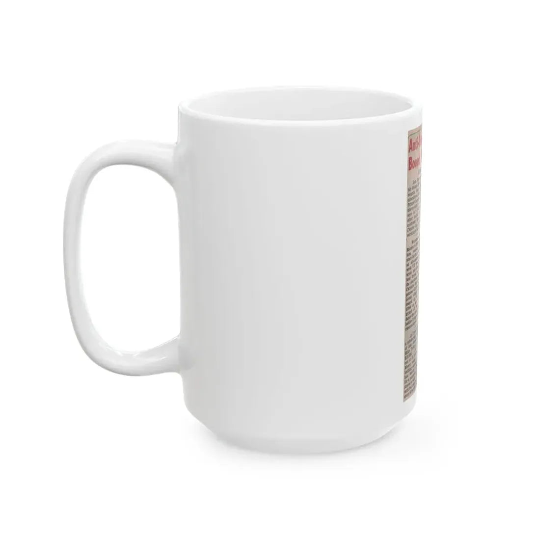 Terry Moore #564 - Magazine Page Clipping Circa 1984 (Vintage Female Icon) White Coffee Mug - Go Mug Yourself