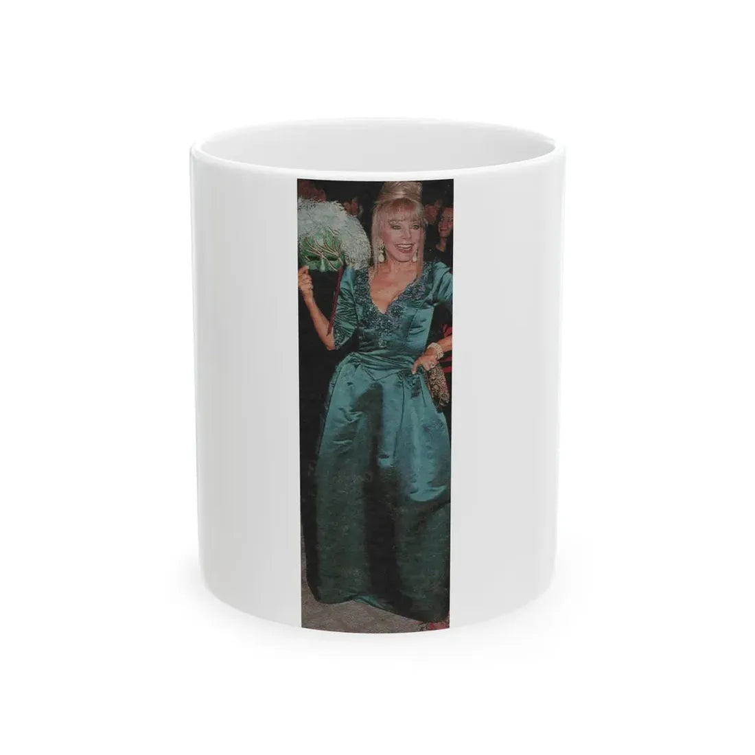 Terry Moore #566 - Magazine Page Photo Clipping Circa 1980's (Vintage Female Icon) White Coffee Mug 11oz - Go Mug Yourself