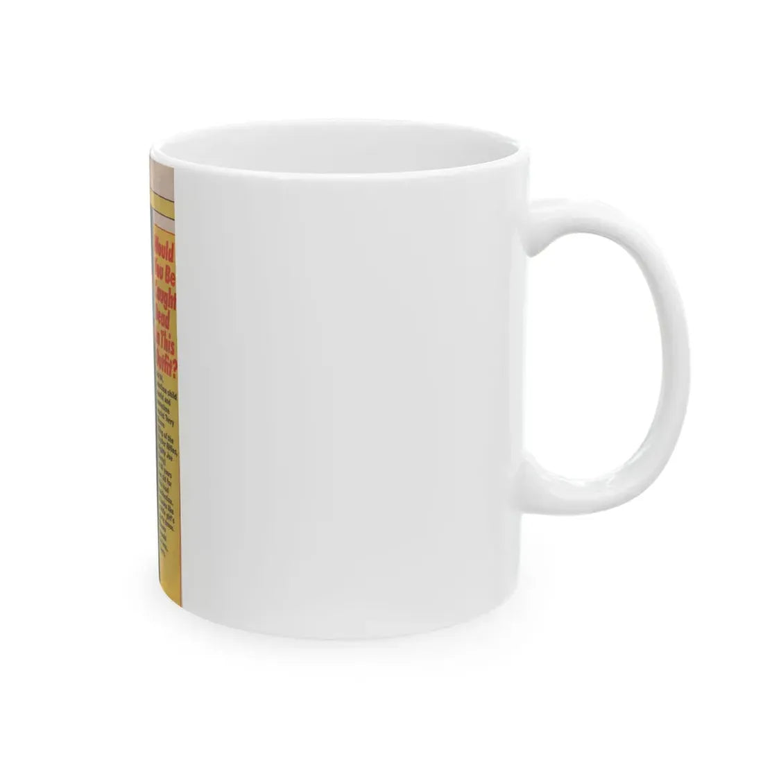 Terry Moore #567 - Magazine Page Photo Clipping Circa 1980's (Vintage Female Icon) White Coffee Mug - Go Mug Yourself