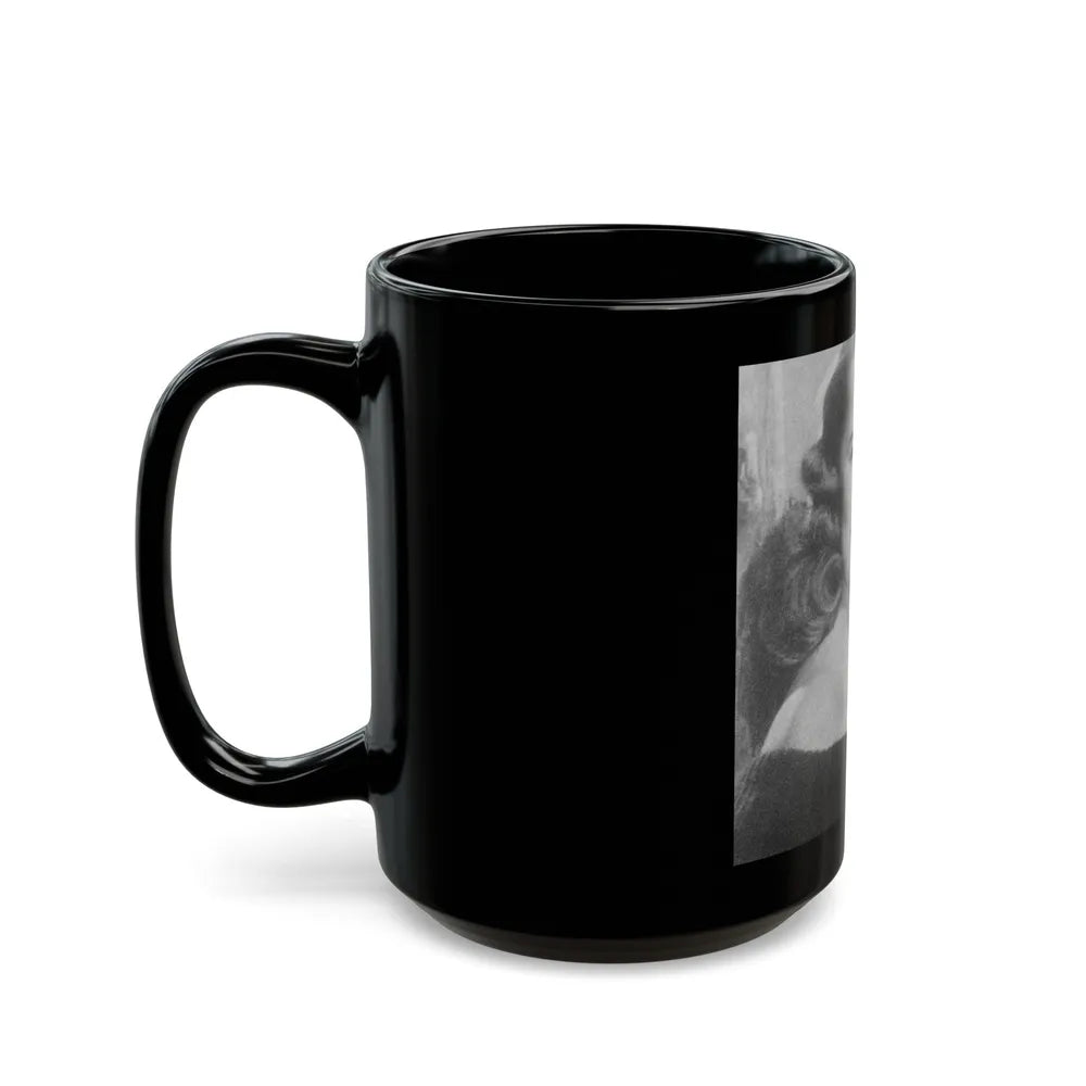 Terry Moore #570 (Vintage Female Icon) Black Coffee Mug-Go Mug Yourself