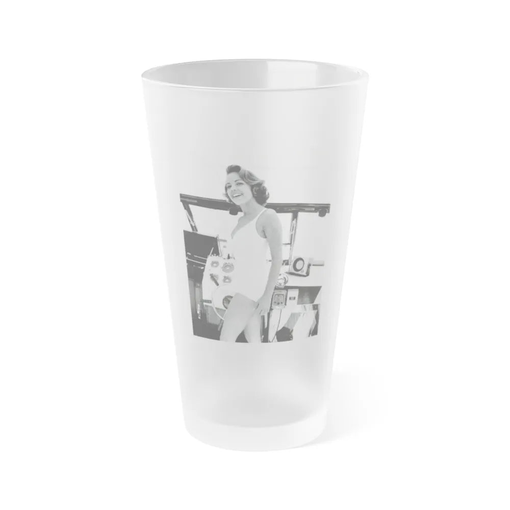Terry Moore #578 (Vintage Female Icon) Frosted Pint Glass 16oz-16oz-Frosted-Go Mug Yourself