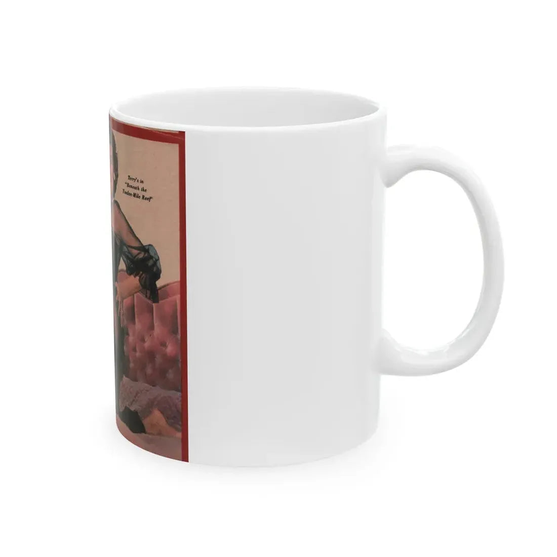 Terry Moore #590 - 4.5x4.5 Magazine Page Photo Clipping (Vintage Female Icon) White Coffee Mug - Go Mug Yourself