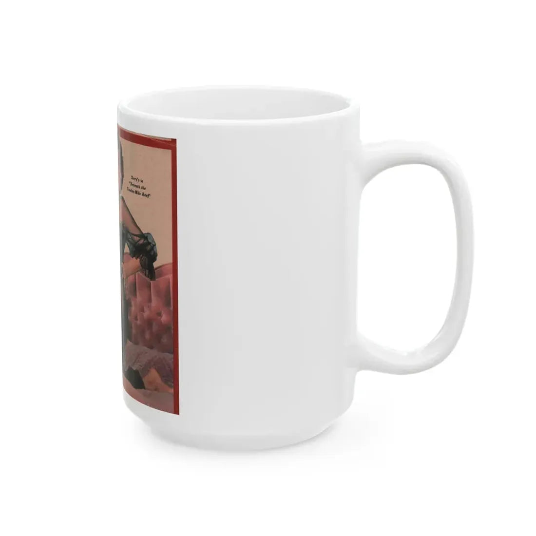 Terry Moore #590 - 4.5x4.5 Magazine Page Photo Clipping (Vintage Female Icon) White Coffee Mug - Go Mug Yourself