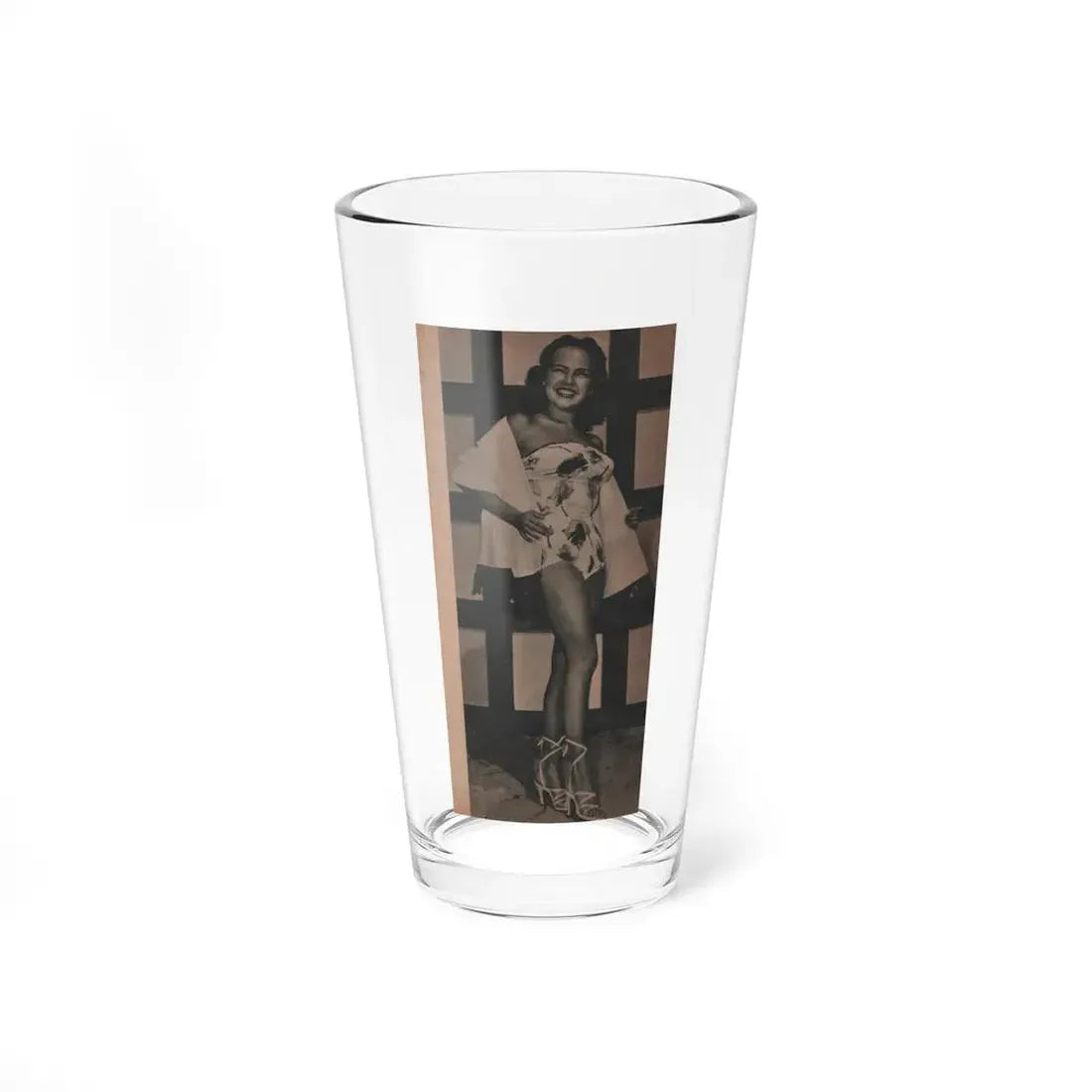 Terry Moore #592 - Magazine Page Photo (Vintage Female Icon) Pint Glass 16oz 16oz - Go Mug Yourself