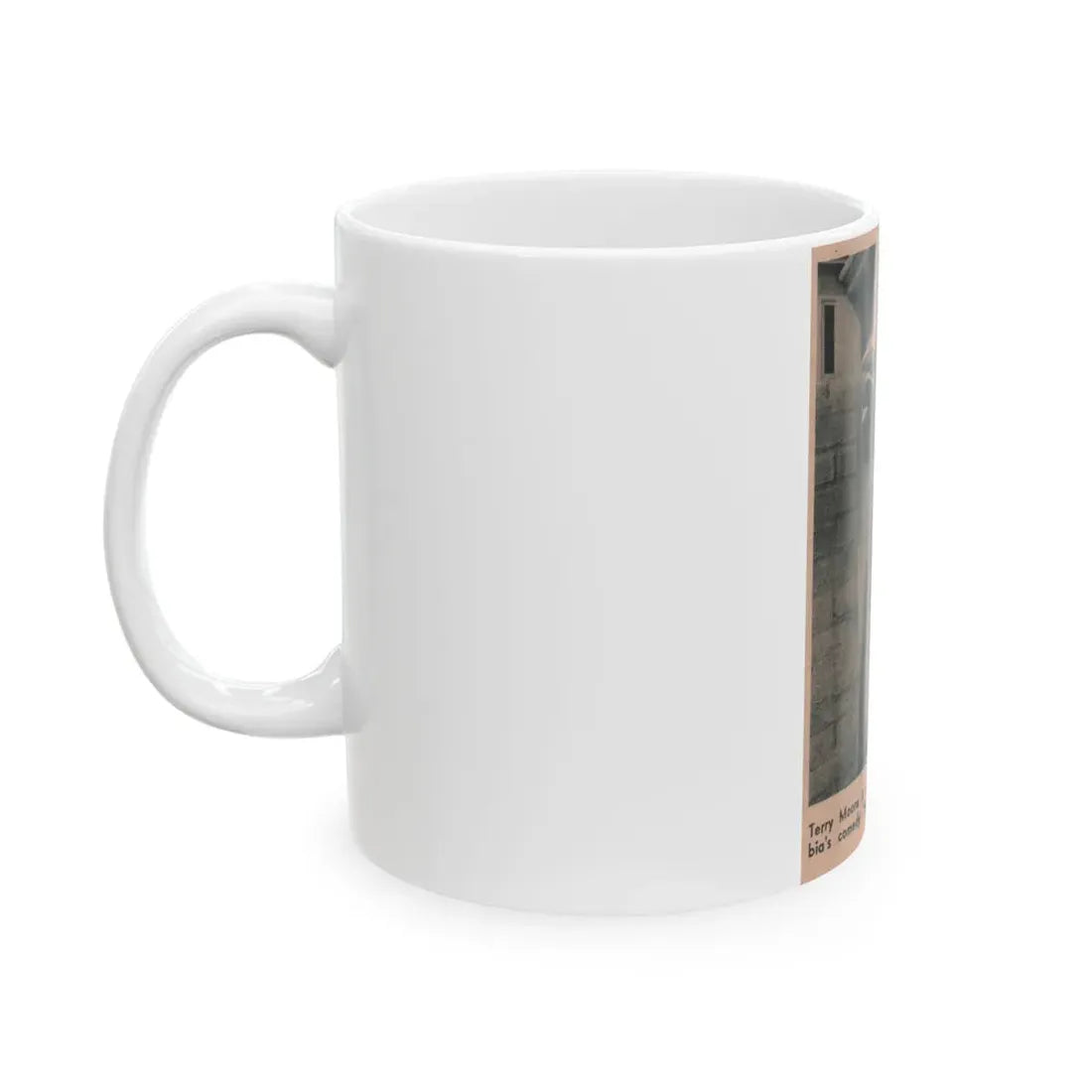 Terry Moore #594 - 2.25x3.5 Magazine Page Photo Clipping (Vintage Female Icon) White Coffee Mug - Go Mug Yourself
