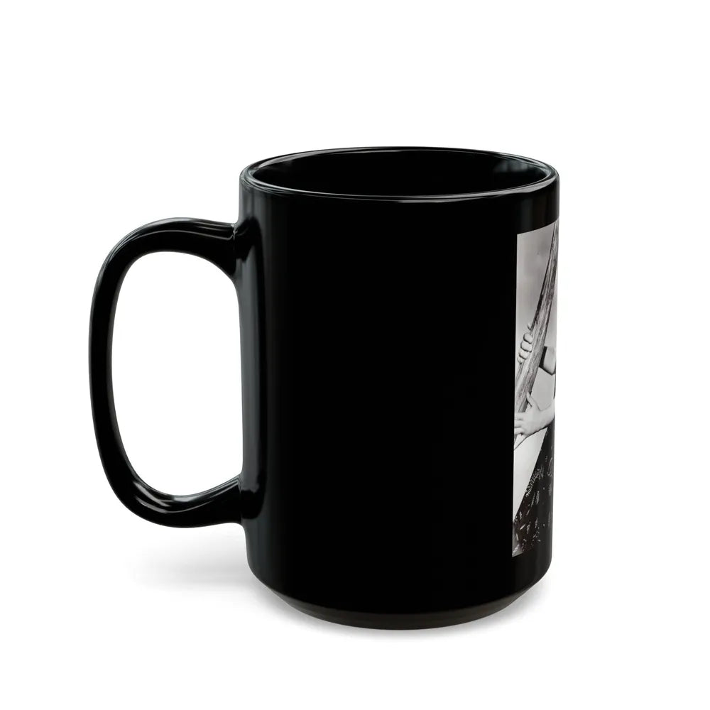 Terry Moore #607 (Vintage Female Icon) Black Coffee Mug-Go Mug Yourself
