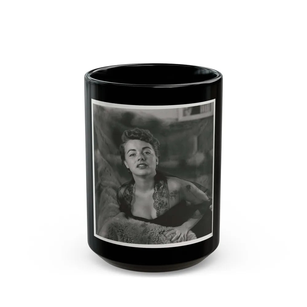 Terry Moore #610 (Vintage Female Icon) Black Coffee Mug-15oz-Go Mug Yourself