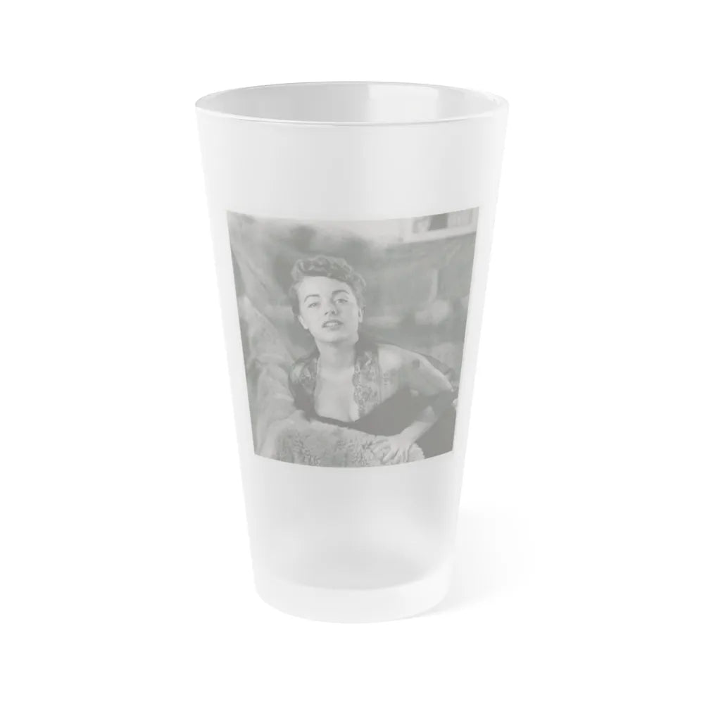 Terry Moore #610 (Vintage Female Icon) Frosted Pint Glass 16oz-16oz-Frosted-Go Mug Yourself