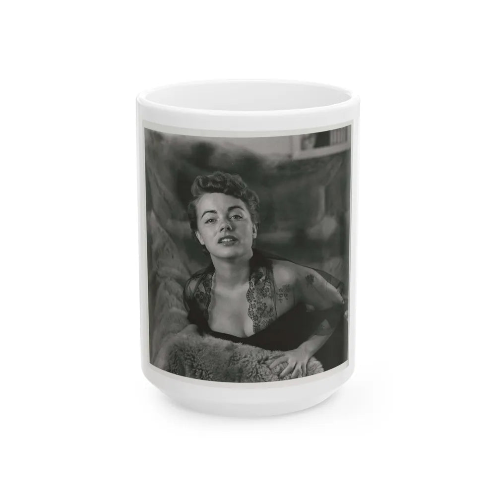 Terry Moore #610 (Vintage Female Icon) White Coffee Mug-15oz-Go Mug Yourself