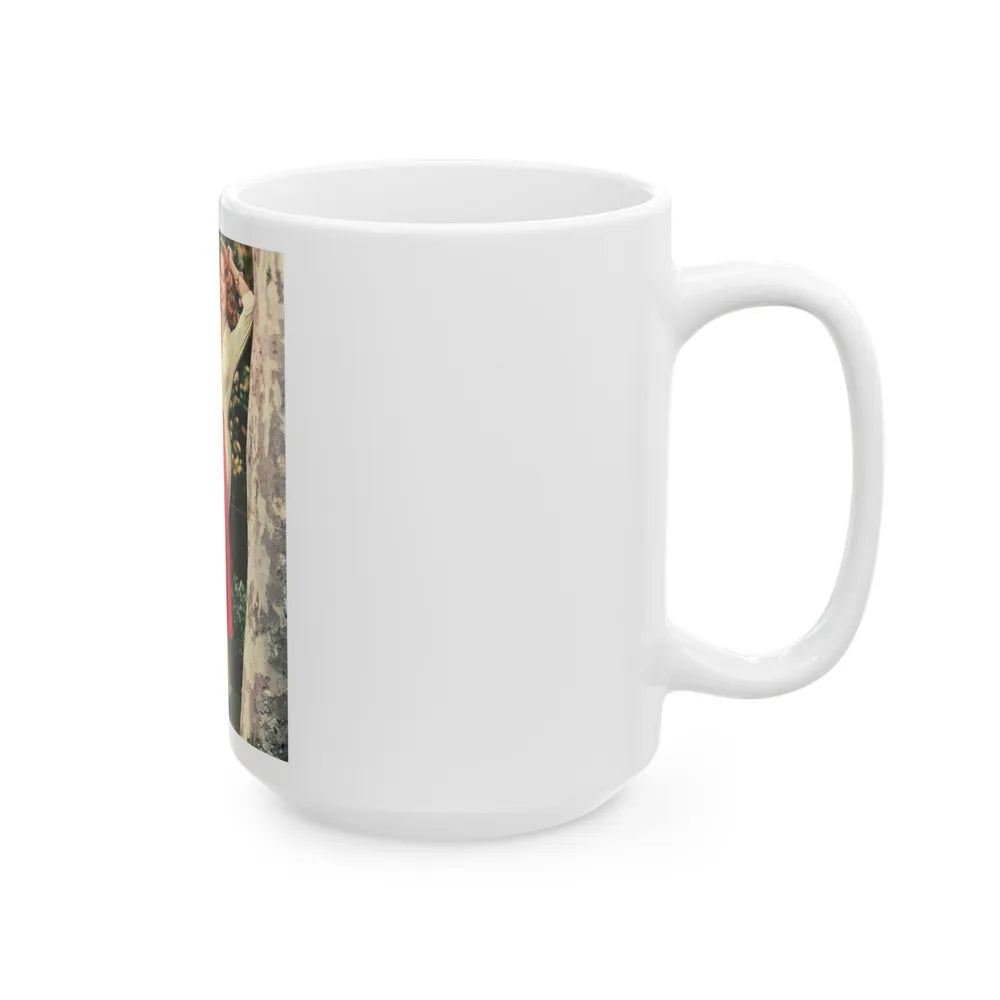 Terry Moore #616 (Vintage Female Icon) White Coffee Mug-Go Mug Yourself