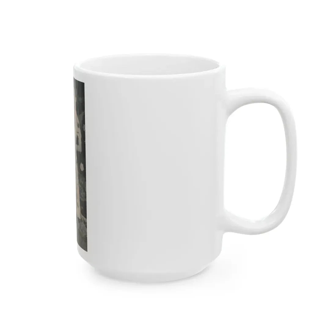 Terry Moore #635 - Magazine Page 1 Cropped B&W Photo (Vintage Female Icon) White Coffee Mug - Go Mug Yourself