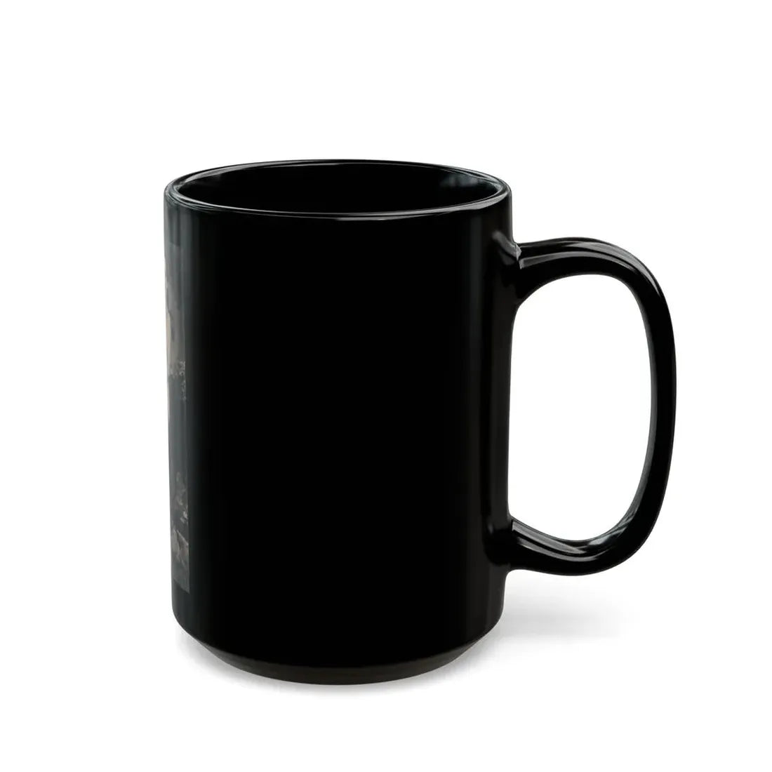 Terry Moore #637 - Magazine Page 1 Cropped B&W Photo (Vintage Female Icon) Black Coffee Mug - Go Mug Yourself