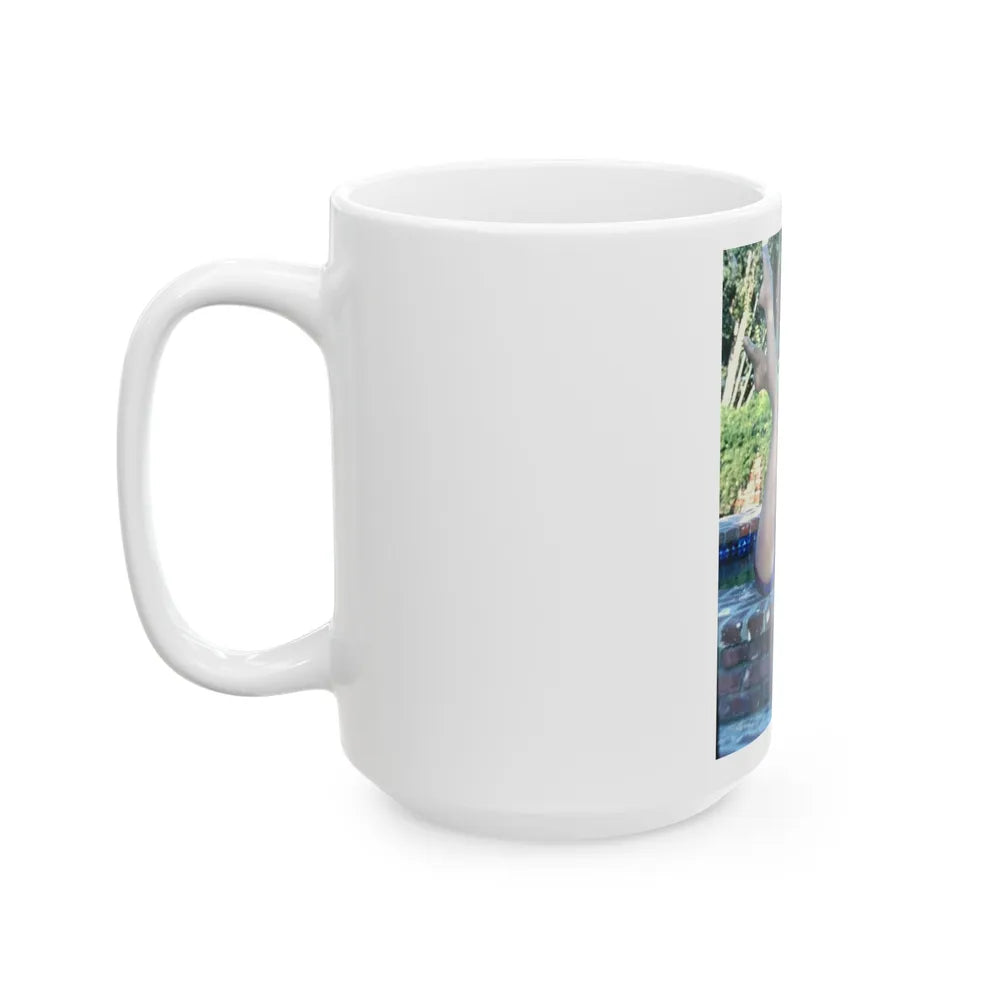 Terry Moore #6641 (Vintage Female Icon) White Coffee Mug-Go Mug Yourself