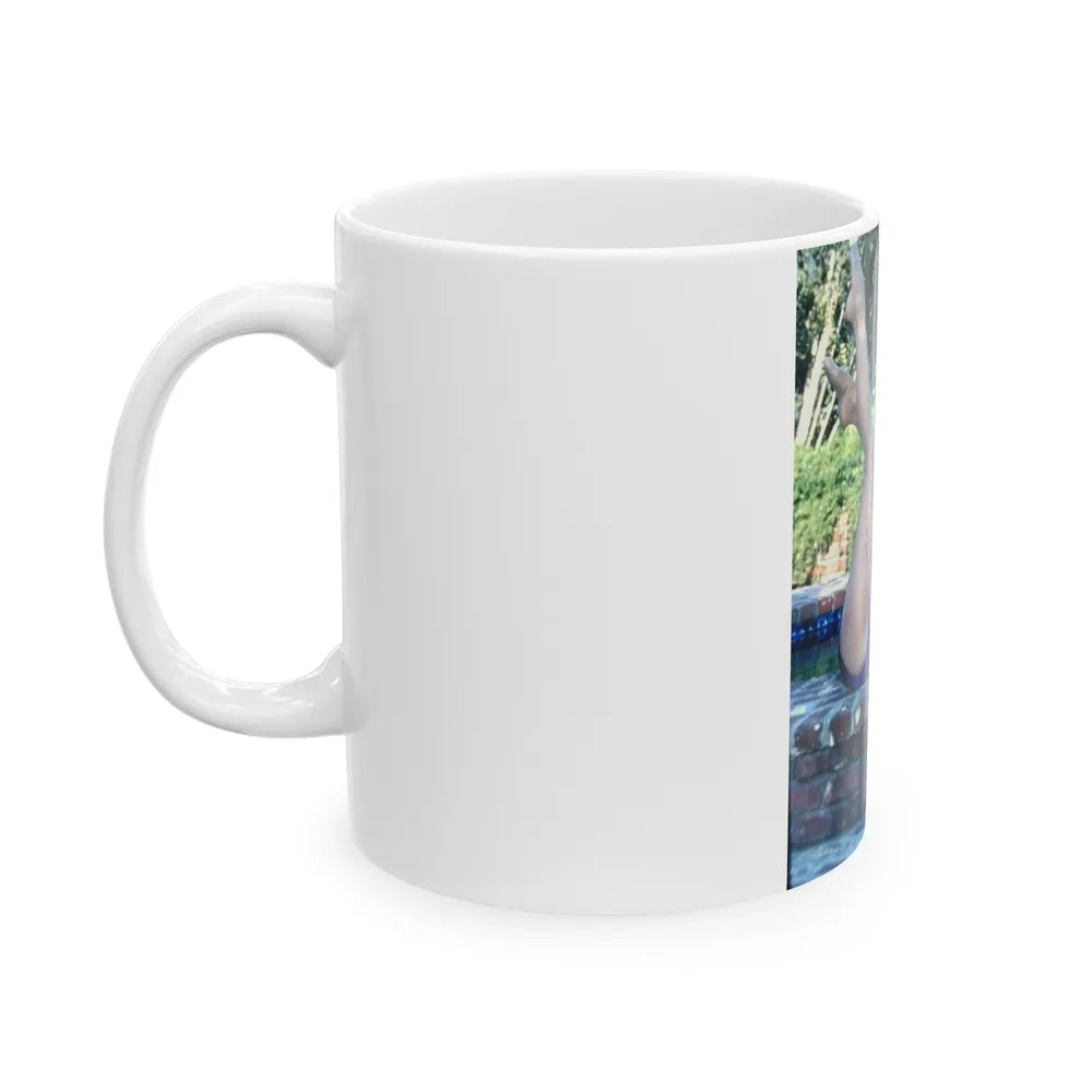 Terry Moore #6641 (Vintage Female Icon) White Coffee Mug-Go Mug Yourself