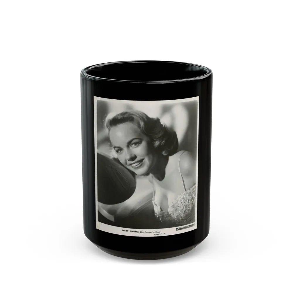 Terry Moore #666 (Vintage Female Icon) Black Coffee Mug-15oz-Go Mug Yourself