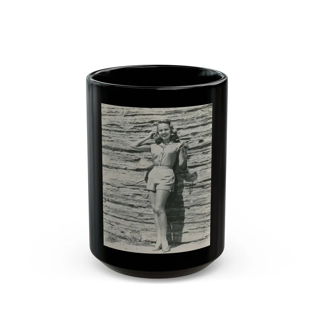 Terry Moore #668 (Vintage Female Icon) Black Coffee Mug-15oz-Go Mug Yourself