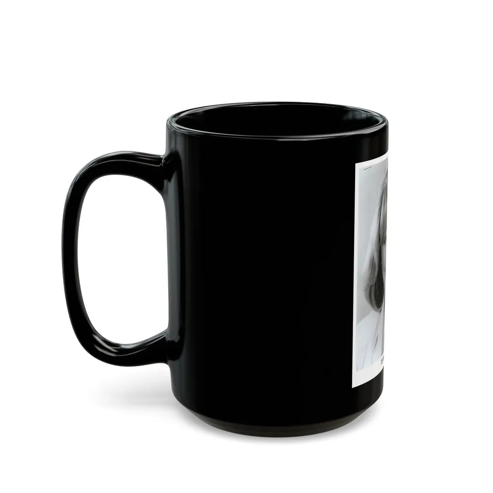 Terry Moore #670 (Vintage Female Icon) Black Coffee Mug-Go Mug Yourself