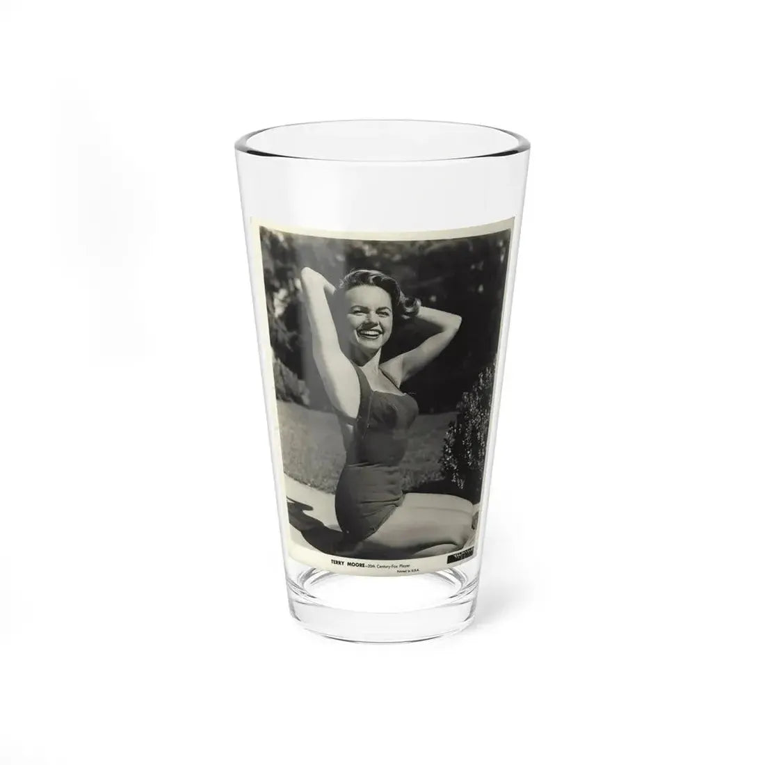 Terry Moore #686 (Vintage Female Icon) Pint Glass 16oz 16oz - Go Mug Yourself