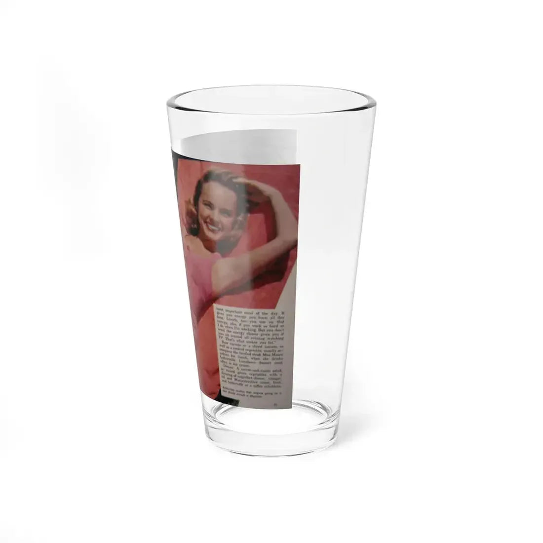 Terry Moore #687 (Vintage Female Icon) Pint Glass 16oz - Go Mug Yourself