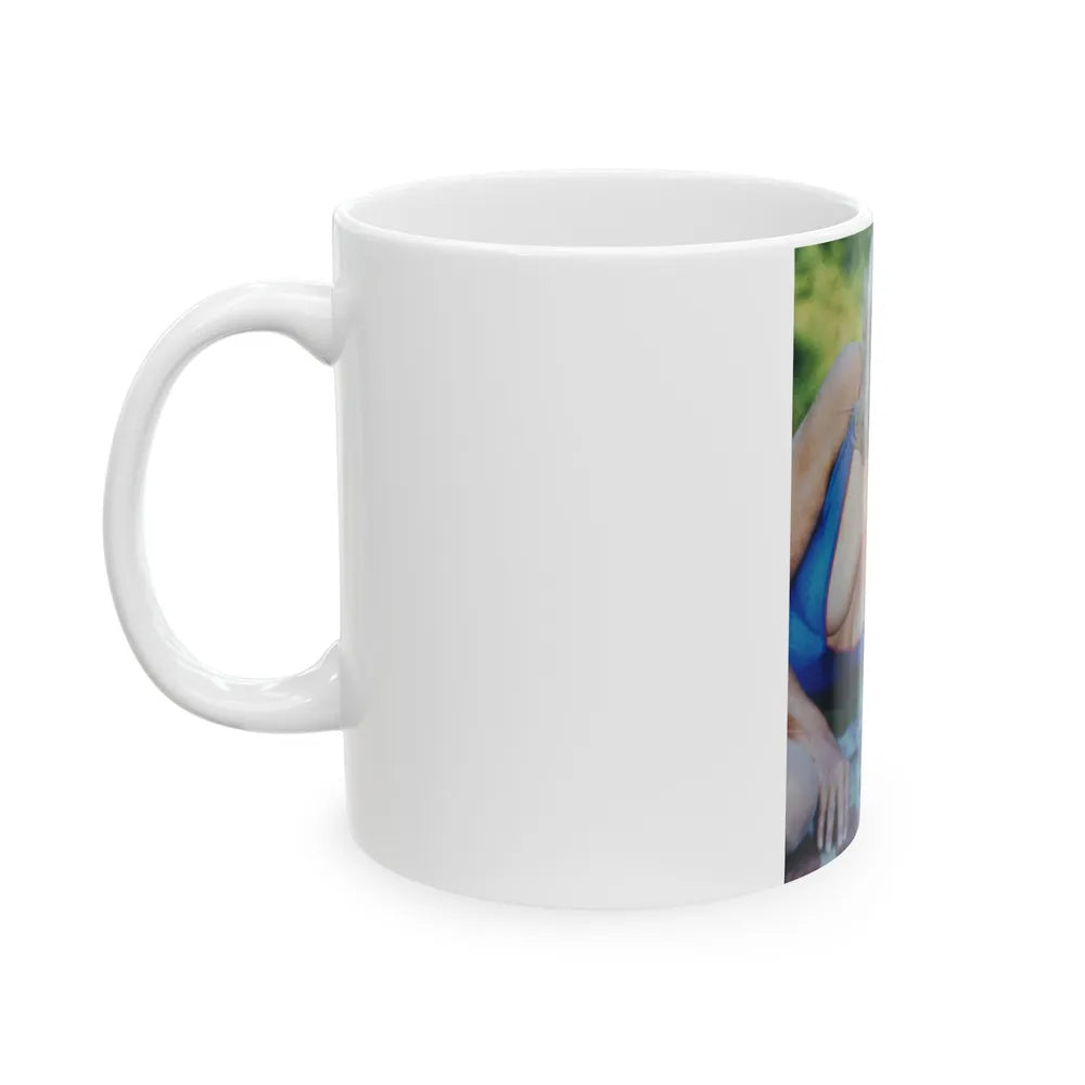 Terry Moore #689 (Vintage Female Icon) White Coffee Mug-Go Mug Yourself
