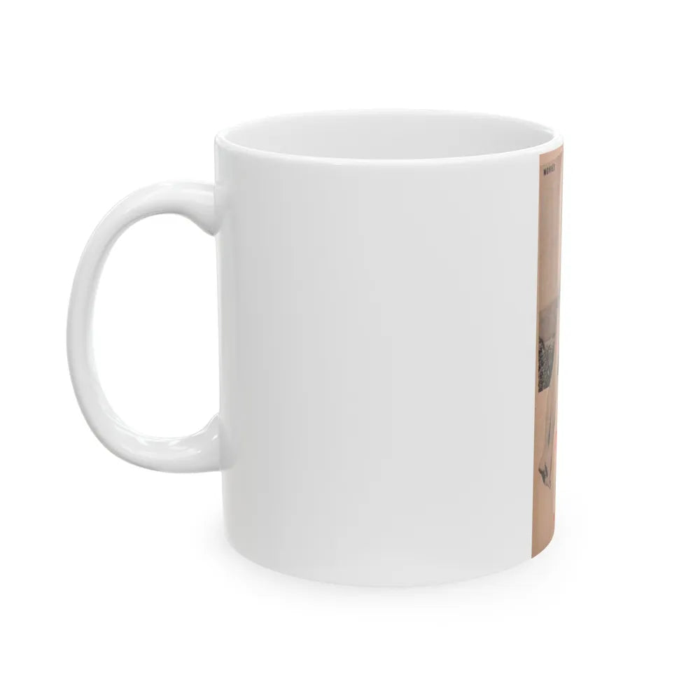 Terry Moore #691 (Vintage Female Icon) White Coffee Mug-Go Mug Yourself