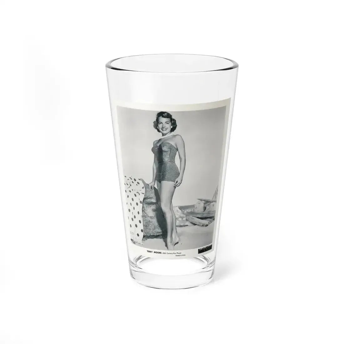 Terry Moore #693 (Vintage Female Icon) Pint Glass 16oz 16oz - Go Mug Yourself