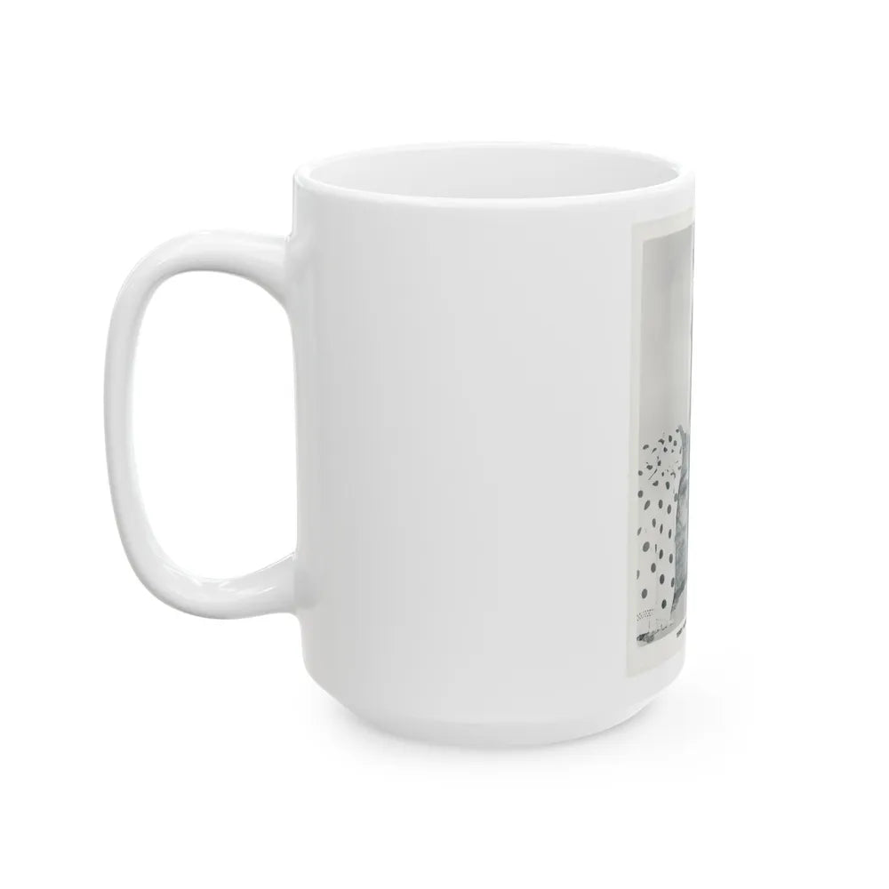 Terry Moore #693 (Vintage Female Icon) White Coffee Mug-Go Mug Yourself
