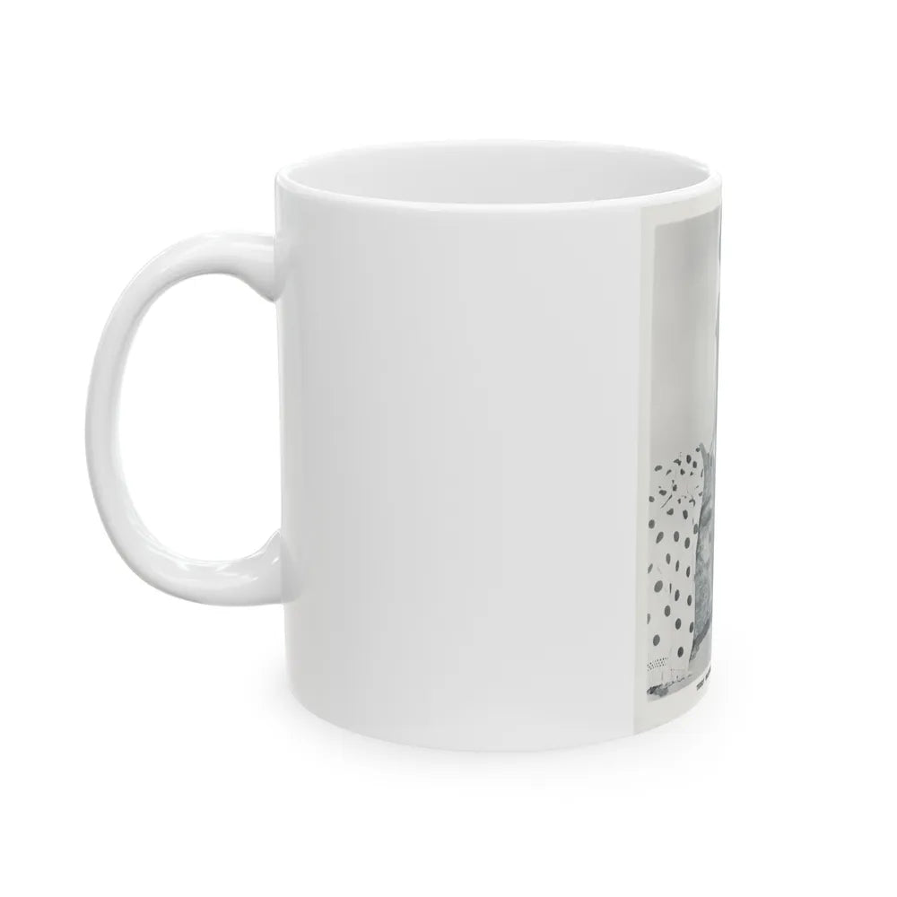 Terry Moore #693 (Vintage Female Icon) White Coffee Mug-Go Mug Yourself