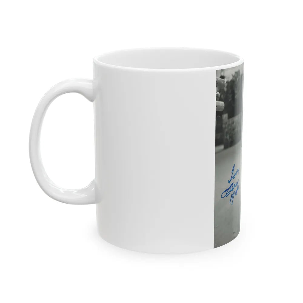 Terry Moore #695 (Vintage Female Icon) White Coffee Mug-Go Mug Yourself