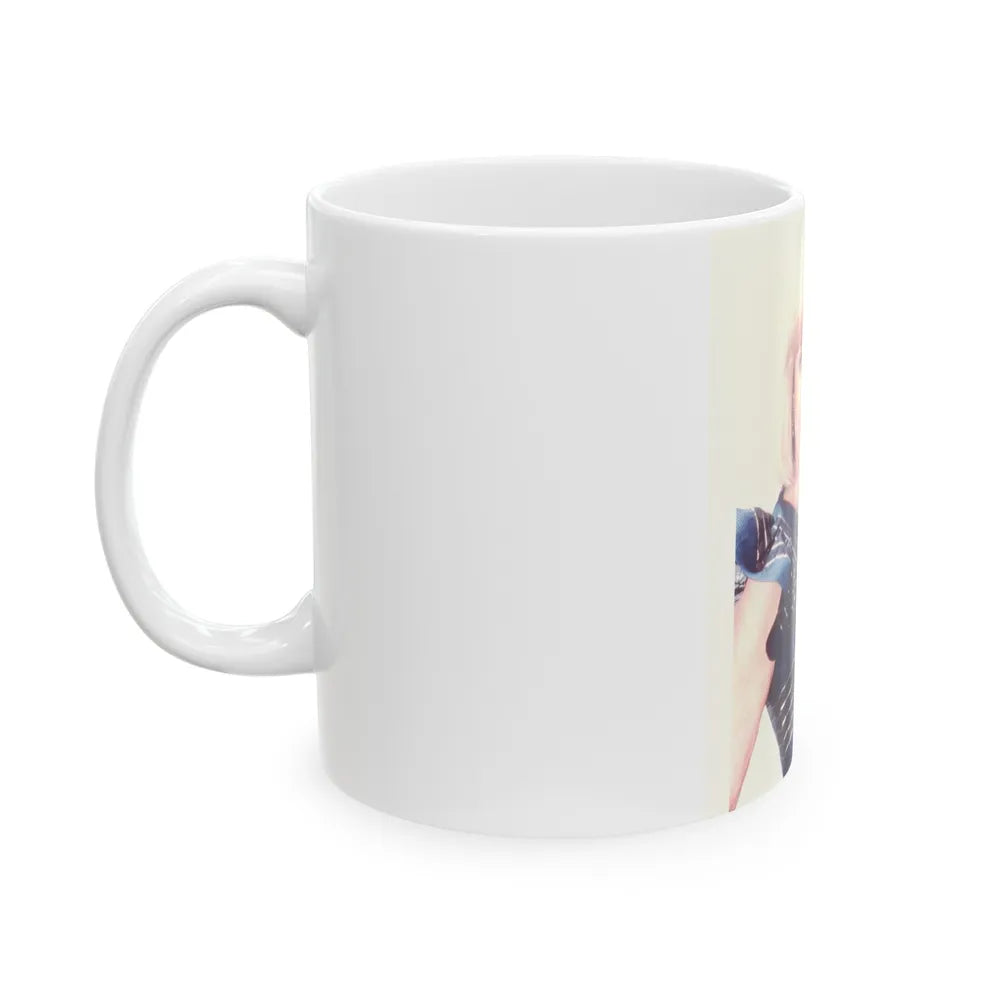 Terry Moore #697 (Vintage Female Icon) White Coffee Mug-Go Mug Yourself
