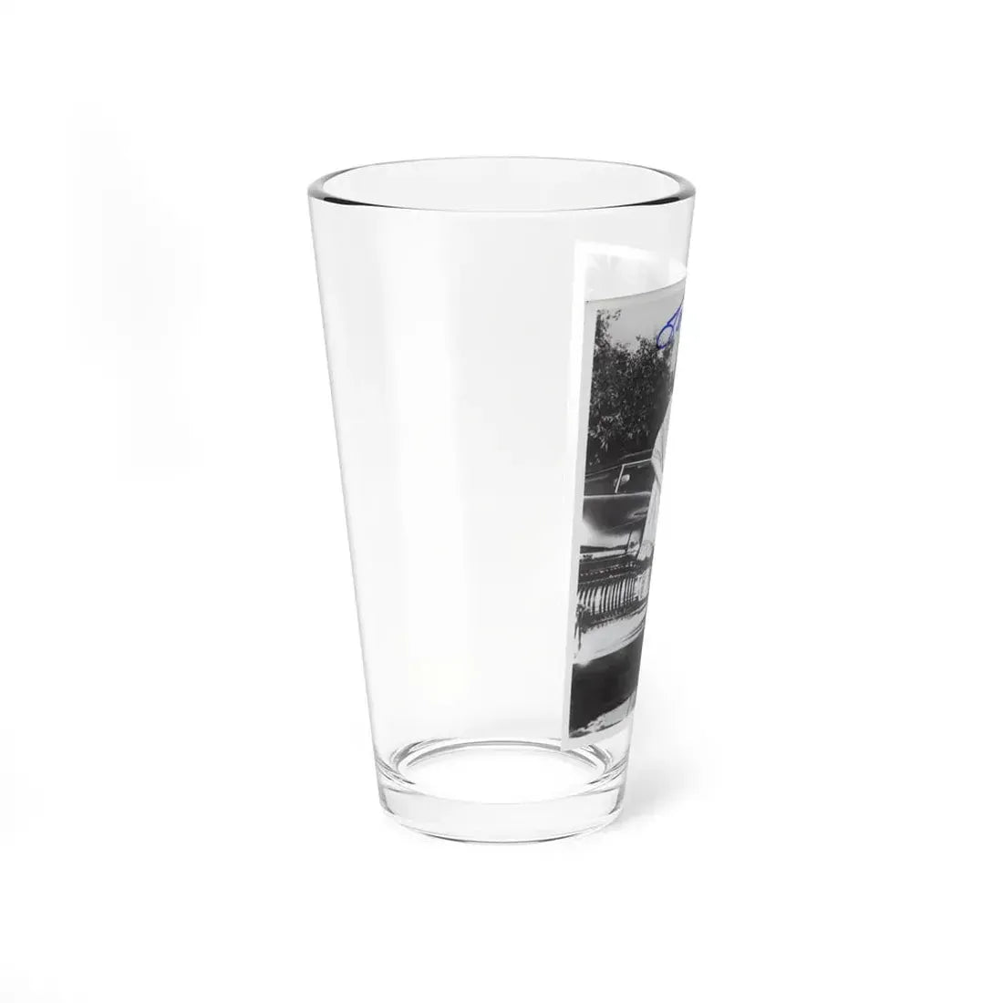Terry Moore #703 - 8x10 1-Piece Swimsuit B&W Cheesecake Vintage Pin-Up Photo from Early 50's Autographed (Vintage Female Icon) Pint Glass 16oz - Go Mug Yourself
