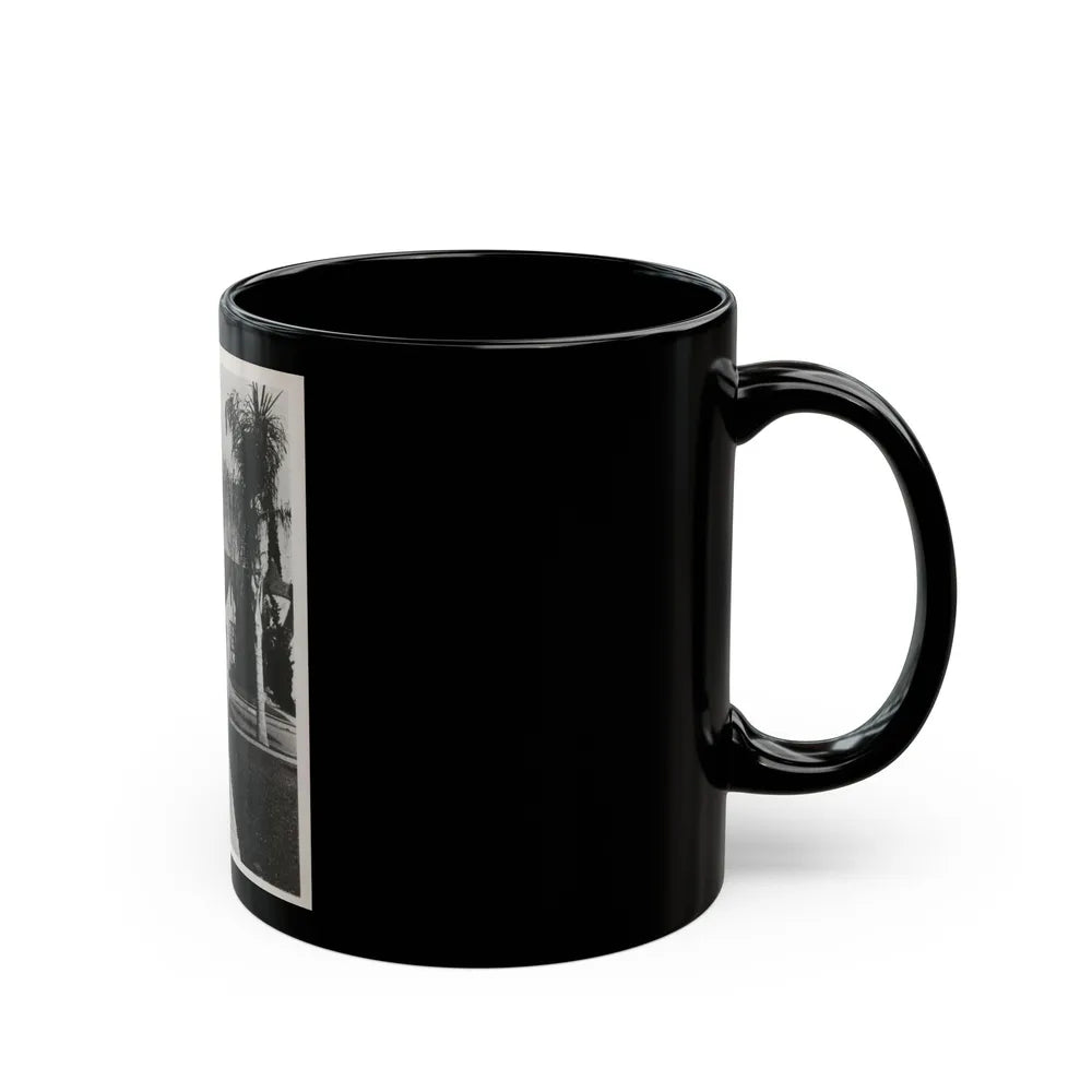 Terry Moore #703 - 8x10 1-Piece Swimsuit B&W Cheesecake Vintage Pin-Up Photo from Early 50's1 (Vintage Female Icon) Black Coffee Mug-Go Mug Yourself