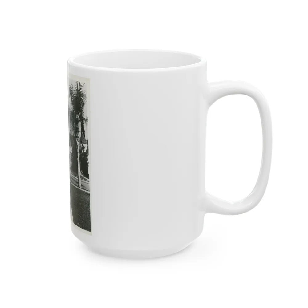 Terry Moore #703 - 8x10 1-Piece Swimsuit B&W Cheesecake Vintage Pin-Up Photo (Vintage Female Icon) White Coffee Mug-Go Mug Yourself