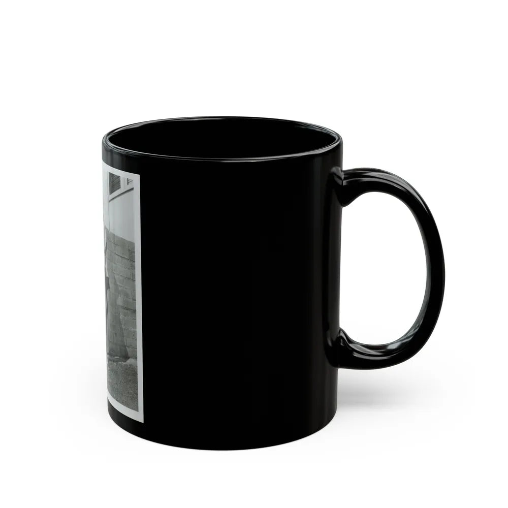 Terry Moore #706 - 8x10 1-Piece Swimsuit B&W Cheesecake Vintage Pin-Up Photo (Vintage Female Icon) Black Coffee Mug-Go Mug Yourself