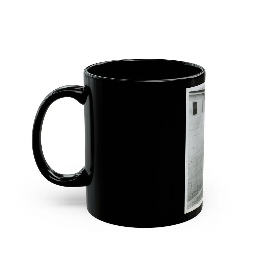 Terry Moore #706 - 8x10 1-Piece Swimsuit B&W Cheesecake Vintage Pin-Up Photo (Vintage Female Icon) Black Coffee Mug-Go Mug Yourself