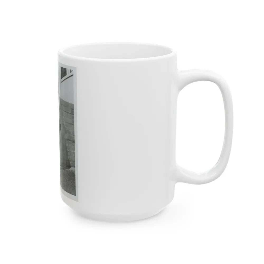 Terry Moore #706 - 8x10 1-Piece Swimsuit B&W Cheesecake Vintage Pin-Up Photo (Vintage Female Icon) White Coffee Mug-Go Mug Yourself