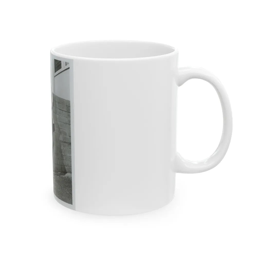 Terry Moore #706 - 8x10 1-Piece Swimsuit B&W Cheesecake Vintage Pin-Up Photo (Vintage Female Icon) White Coffee Mug-Go Mug Yourself