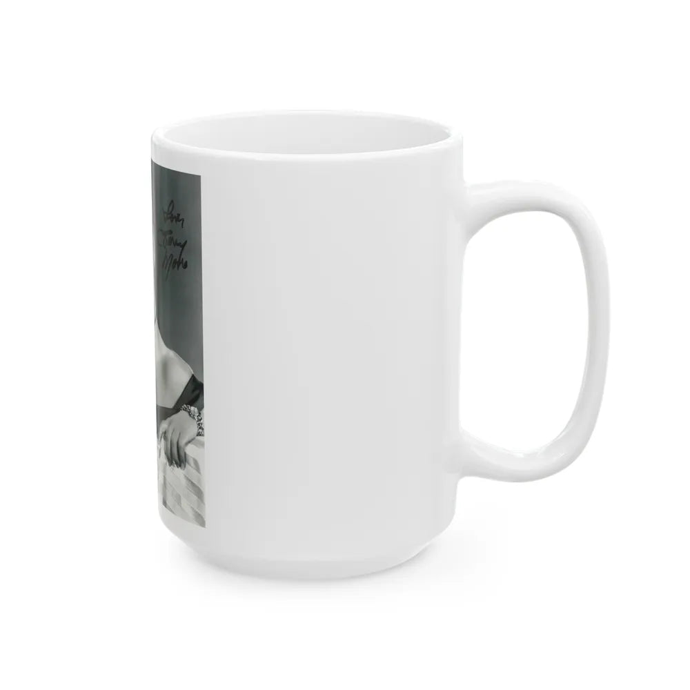 Terry Moore #708 (Vintage Female Icon) White Coffee Mug-Go Mug Yourself