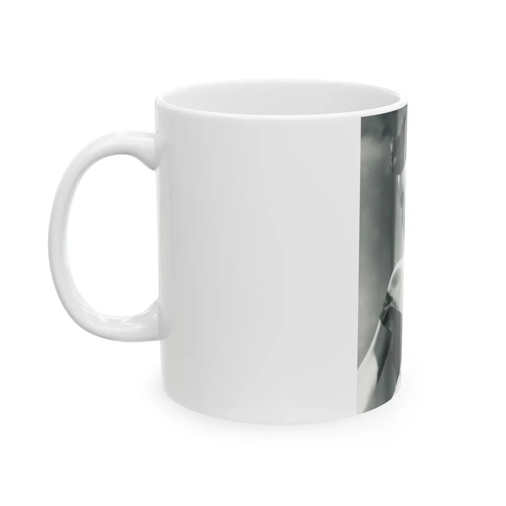 Terry Moore #708 (Vintage Female Icon) White Coffee Mug-Go Mug Yourself