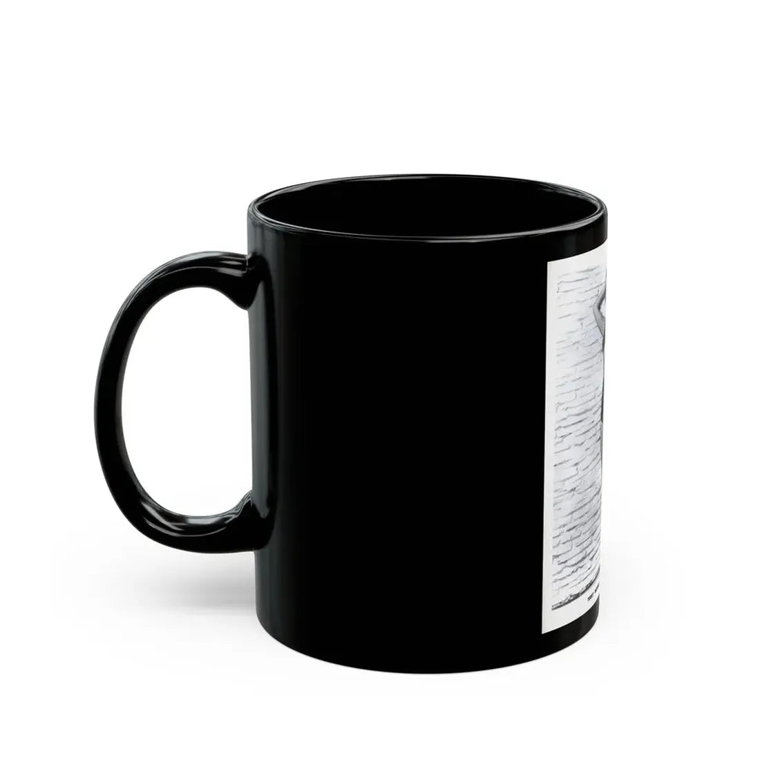 Terry Moore #709 - 8x10 1953 2-Piece B&W Full Body Swimsuit Cheesecake Photo from 20th Century Fox Photo Shoot1 (Vintage Female Icon) Black Coffee Mug - Go Mug Yourself
