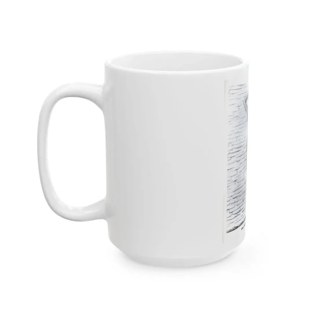 Terry Moore #709 - 8x10 1953 2-Piece B&W Full Body Swimsuit Cheesecake Photo from 20th Century Fox Photo Shoot1 (Vintage Female Icon) White Coffee Mug - Go Mug Yourself