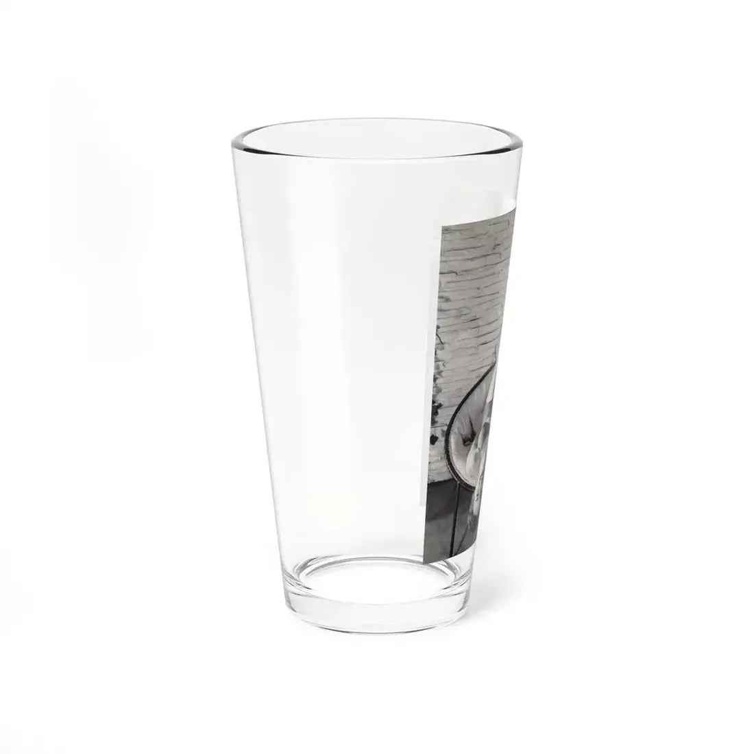 Terry Moore #711 - Vintage 1953 2-Piece B&W Full Body Barefoot Swimsuit Cheesecake Photo from 20th Century Fox Photo Shoot (Vintage Female Icon) Pint Glass 16oz - Go Mug Yourself