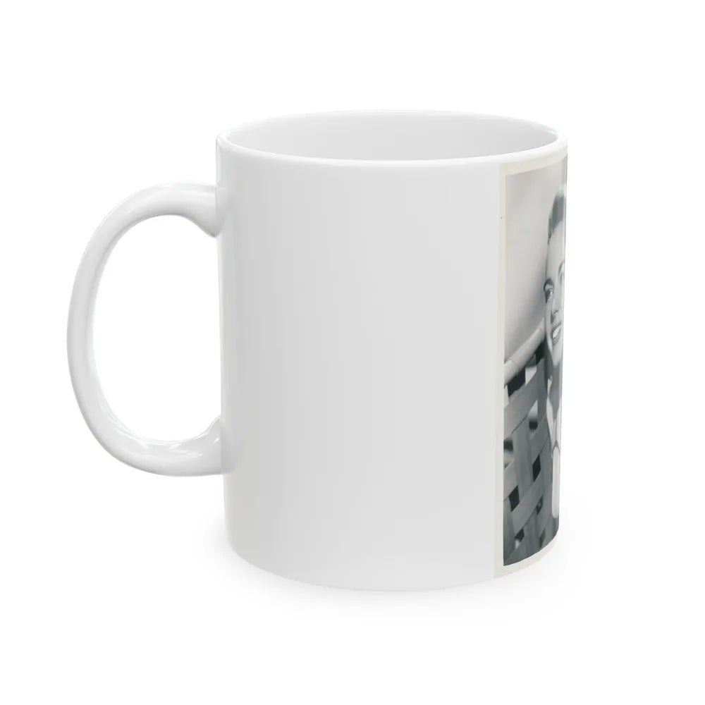 Terry Moore #7161 (Vintage Female Icon) White Coffee Mug-Go Mug Yourself