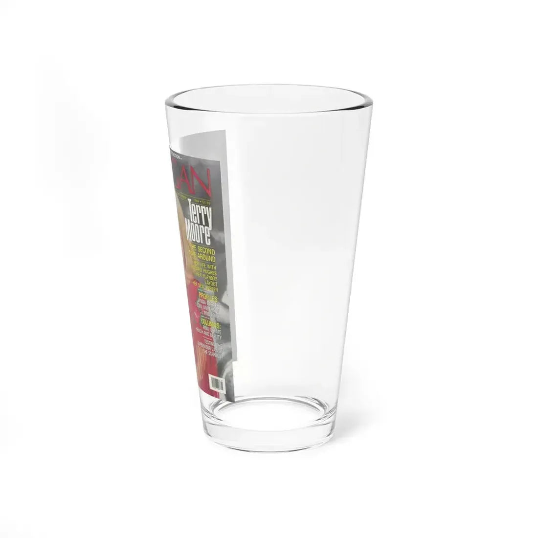 Terry Moore #717 - Las Vegan Mag. Cover Sept. '84 (Vintage Female Icon) Pint Glass 16oz - Go Mug Yourself