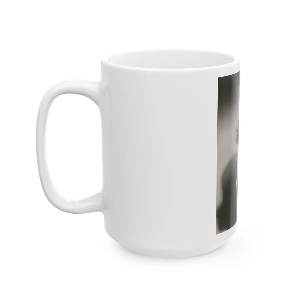Terry Moore #718 - Head & Upper Body B&W Glamour Late 40's or 50's Vintage Photo1 (Vintage Female Icon) White Coffee Mug-Go Mug Yourself