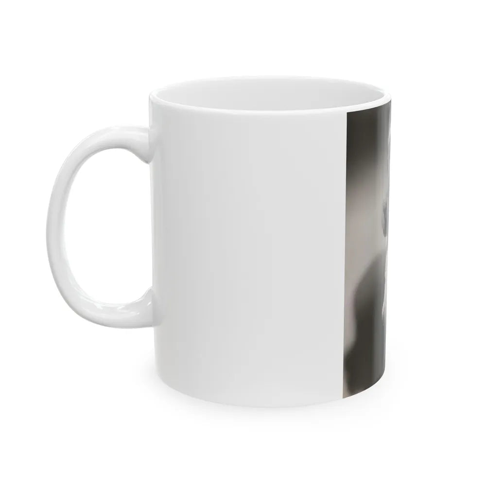 Terry Moore #718 - Head & Upper Body B&W Glamour Late 40's or 50's Vintage Photo1 (Vintage Female Icon) White Coffee Mug-Go Mug Yourself
