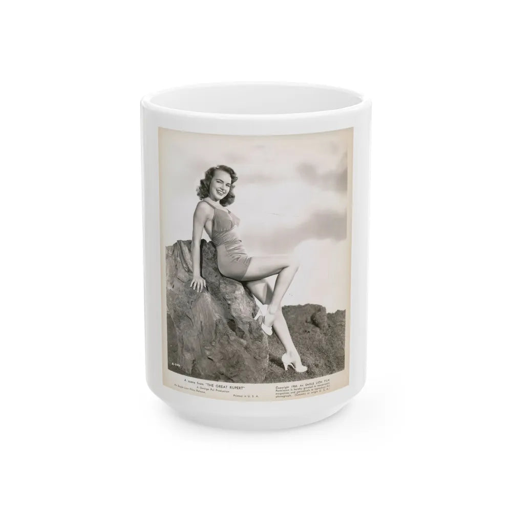 Terry Moore #721 (Vintage Female Icon) White Coffee Mug-15oz-Go Mug Yourself