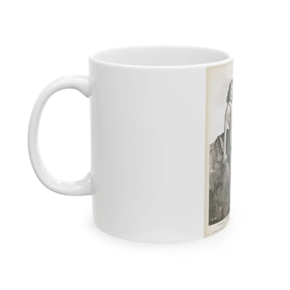 Terry Moore #721 (Vintage Female Icon) White Coffee Mug-Go Mug Yourself
