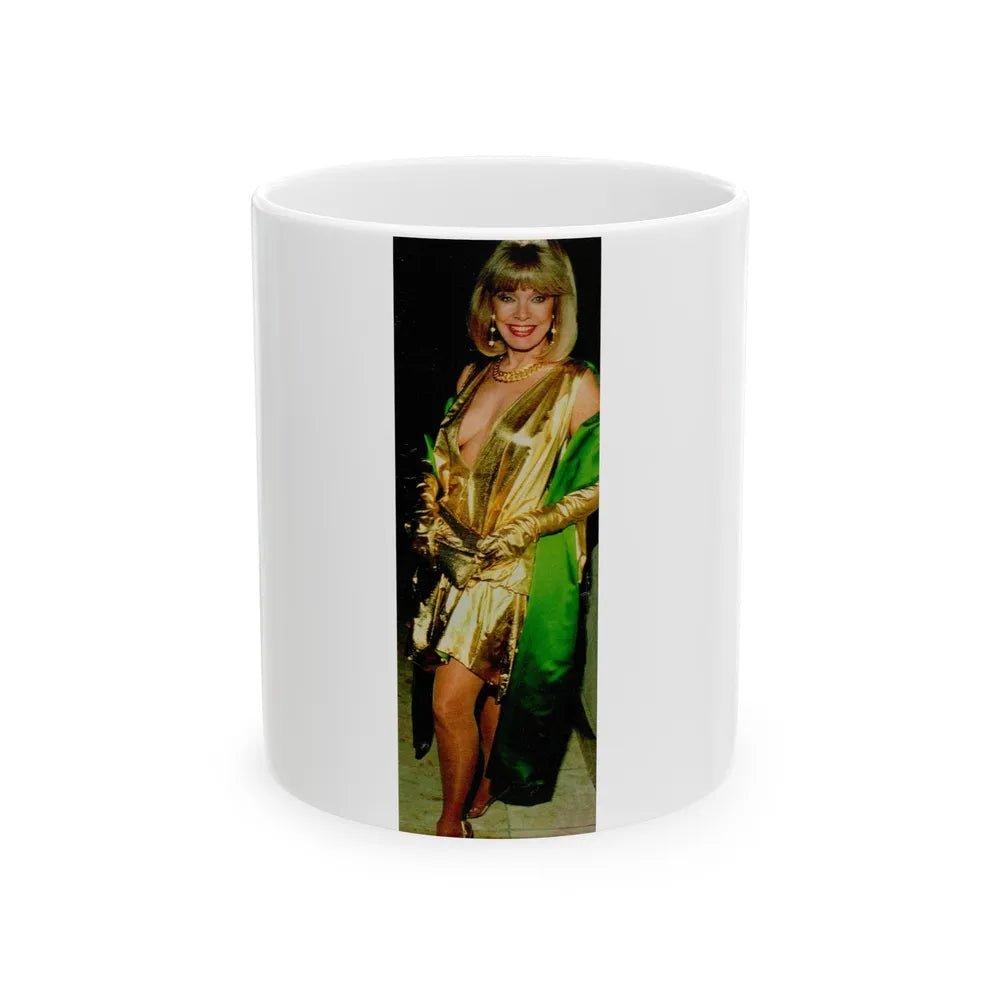 Terry Moore #727 (Vintage Female Icon) White Coffee Mug-11oz-Go Mug Yourself