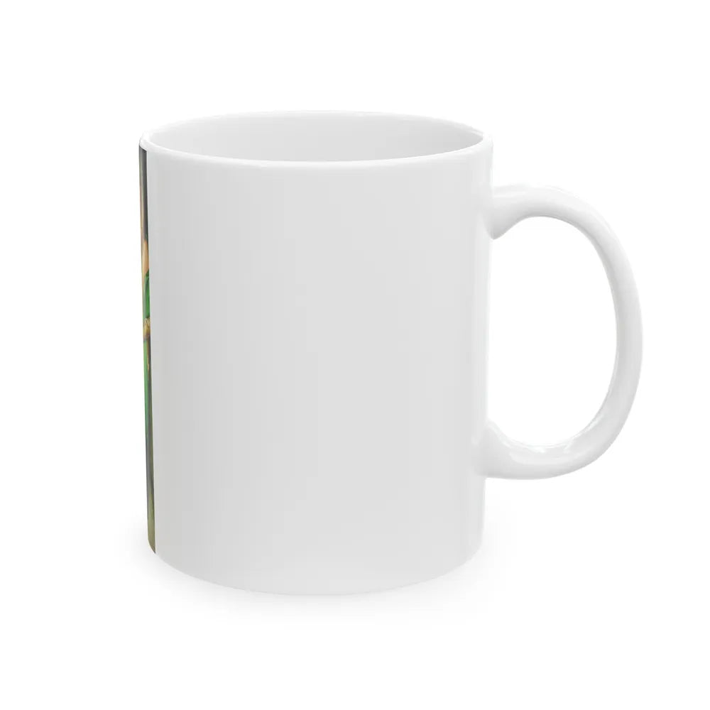Terry Moore #727 (Vintage Female Icon) White Coffee Mug-Go Mug Yourself